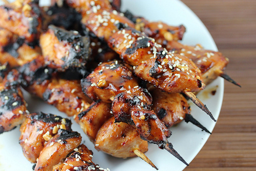 Elana's Secret Marinade Chicken Skewers | Meal and a Spiel